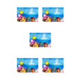 thumbnail image 1 of Youkk Beautiful PVC Aquarium Background Poster Vibrant Fish Tank Decoration Landscape 40x62cm 5Set, 1 of 6