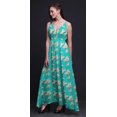 thumbnail image 3 of Bimba Robe de Plage Bohème Longue Sans Manches à Bretelles Imprimée Florale pour Femme - Petit, 3 of 6