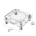 thumbnail image 3 of Rack 2 Storage Solution for Workspace Desktop Base Transparent Acrylic Computer Stand with Heat Dissipation and Ventilation, 3 of 6