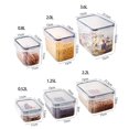 thumbnail image 2 of Renjiang Clear Plastic Storage Containers Box Case with Lids Clear Rectangle Box Small Clear Container for Small Items and Other Craft Projects Dog Food Storage Container, 2 of 4