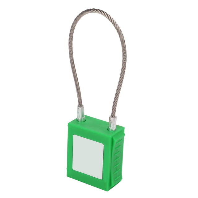 Lockout Tagout Kit, Robust Heavy Duty Lockout Cable Compact Insulating Durable 85mm Shackle With 2 Key For Enterprise Management Green