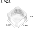 thumbnail image 2 of Palette de Colle pour Cils Cristal Verre Pierre de Colle pour Cils pour Extension de Faux Cils Support de Colle pour Cils Coussinet Base de Faux Cils, 2 of 5