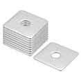 thumbnail image 1 of Uxcell Rondelle Carrée, Lot de 10, M10x40x40x2 mm, Rondelles Carrées pour Plaques en Acier Inoxydable 304, 1 of 5
