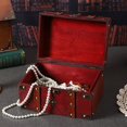 thumbnail image 2 of SUTENGDA Wooden Storage Box with Lock Large Capacity Multipurpose Decorative Treasure Chest Retro Style Storage Organizer, 2 of 7