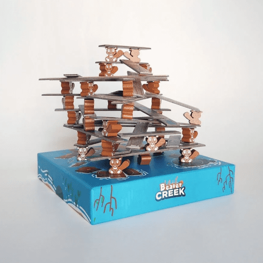 Beaver Creek Family-Friendly Strategy Board Game – English Version, By Asmodee