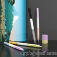 thumbnail image 2 of Étui à Crayons en Silicone pour iPad Tablette, Stylet Tactile, Housse Colorée Résistante aux Rayures pour Apple Pencil 1re Ou 2e Génération Crayon 2 Noir, 2 of 6
