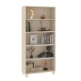thumbnail image 3 of vidaXL Highboard Hamar Solid Wood Pine Honey Brown – Wall-Mounted Adult Bookcase, 3 of 5