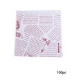 thumbnail image 1 of yuksok 100 Pieces Burger Bag Oilproof Small Paper Bags for Chocolate Cookies Donuts D, 1 of 9