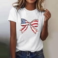 thumbnail image 1 of Xdegoge Vêtements du 4 Juillet, Liquidation Vêtements à Moins de 10 $ Blouses Décontractées, Hauts d'Été Habillés pour Femmes Grande Taille3X, Chemises Rouges Blanches et Bleues Plus, Commandes en Cours en Attente de Livraison, Mis Pedidos, L, 1 of 5