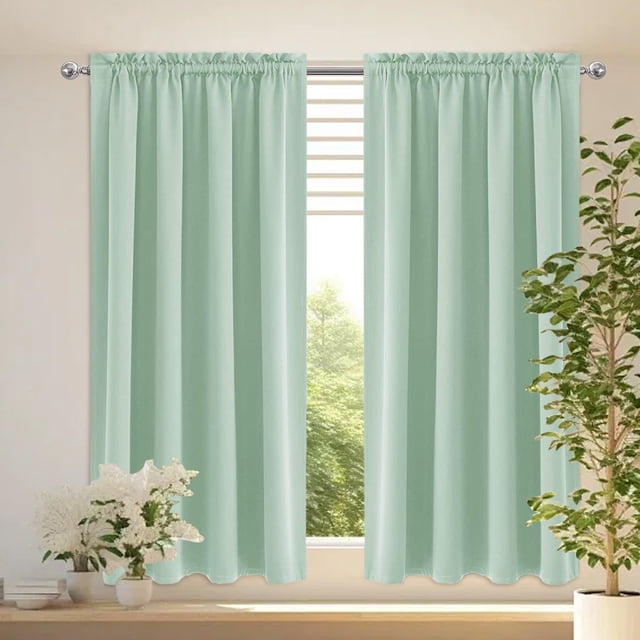 Heat Insulation Energy Saving Curtains, Usavan Blackout Soundproof Thermal Insulated Curtains, Dark Environment Noise Reduction Bedroom Kitchen Window Drapes