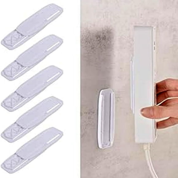CHUANK 5Pack Self Adhesive Power Strip Holder