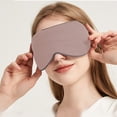 thumbnail image 2 of FSTDelivery Satin Both Sides Sleep Eye Mask - 1Pcs Silk Like Sleeping Masks Warm And Cool Double-Sided Available Blindfold Eye Mask Lightweight Night Eyeshade, Christmas Birthday Gifts for Women, 2 of 8