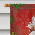 thumbnail image 3 of Carolines Treasures SC9756CHF Otterhound Flocons de Neige Rouge Vacances Drapeau Toile Maison Taille, 3 of 4