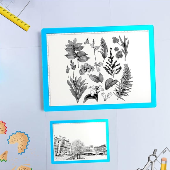YANGHONGY Rechargeable A4 Tracing LED Copy Board Light Box,Slim Light Pad, USB Power Copy Drawing Board Tracing Light Board For Artists Designing, Animation, Sketching