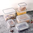 thumbnail image 3 of Renjiang Clear Plastic Storage Containers Box Case with Lids Clear Rectangle Box Small Clear Container for Small Items and Other Craft Projects Dog Food Storage Container, 3 of 4