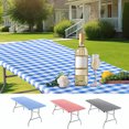 thumbnail image 4 of Rectangle Picnic Tablecloth, Elastic Fitted Waterproof Table Cover, Windproof Washable Polyester Table Cloth for Camping, Indoor and Outdoor, 4 of 4