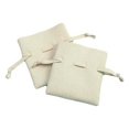 thumbnail image 1 of ziyahi 50 Pieces Gift Bag Portable Drawstring Solid Color Candy Ring Jewelry Cellphone Storage Pouch Pocket Organizer Beige White, 1 of 9