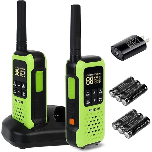 Retevis RT49P Long Range Walkie Talkies, Waterproof IP67 Floating 2 Pack, NOAA, Emergency Alarm, Flashlight, Rechargeable Two Way Radios for Kayaking Yacht Water Sports