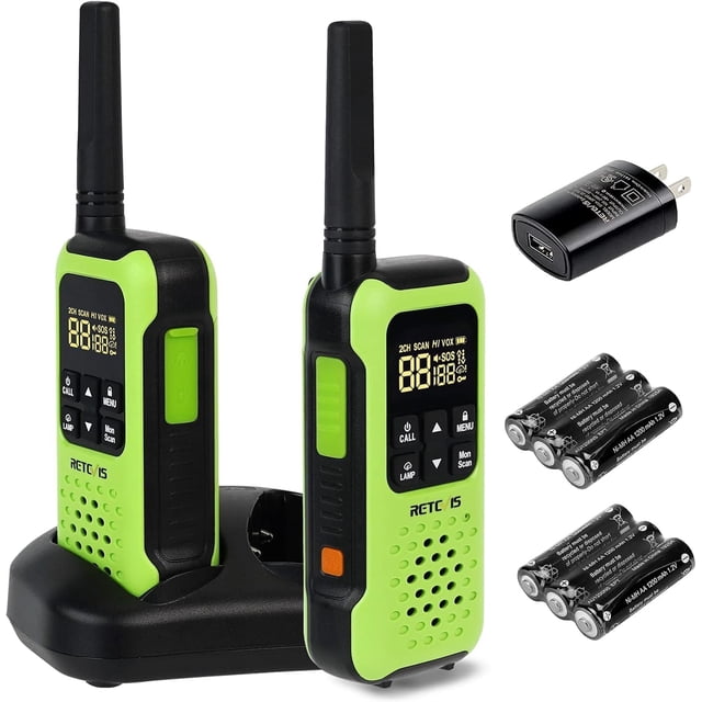 Retevis RT49P Long Range Walkie Talkies, Waterproof IP67 Floating 2 Pack, NOAA, Emergency Alarm, Flashlight, Rechargeable Two Way Radios for Kayaking Yacht Water Sports