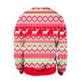 thumbnail image 1 of Chandail de Noël Laid pour Homme Vêtements de Noël Décontractés Hauts Amples Jour de Noël Manches Longues Col Rond Chandail, 1 of 6