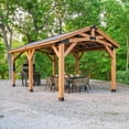 thumbnail image 2 of Backyard Discovery 20' x 12' Norwood Cedar Gazebo, 2 of 9