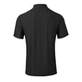 thumbnail image 4 of Styesk T-Shirts pour Homme Mode Ample Décontracté Poches Ventilées Bouton Col Montant Manches Courtes, 4 of 8