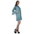 thumbnail image 4 of Moomaya Robes de Plage Imprimées Femmes Robe Aguichant Robes Mini Brodées pour Femmes, 4 of 4