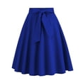 thumbnail image 1 of Jupe Plissée Vintage des Années 1950 pour Femme Taille Haute Évasée Rétro Midi avec Lien, 1 of 5