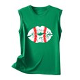 thumbnail image 4 of EQWLJWE Débardeurs Sans Manches pour Femmes Débardeurs d'Été pour Femmes Mode Débardeur d'Été pour Femmes à Col Rond Sans Manches Imprimé Débardeur Blouse Décontractée, 4 of 4