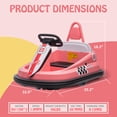 thumbnail image 4 of CazToi 6V Ride On Bumper Car with 2 Speeds Electric Ride On Toy Car for Kids 2-6, 4 of 8