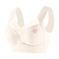 thumbnail image 4 of fheaev Seamless Mesh Lace Bras for Women No Underwire Wireless Bras with Support And Lift Full Coverage Deep V Bralettes Everyday Bra, 4 of 8