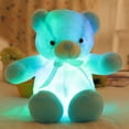 thumbnail image 2 of Valentine's Day Light Up LED Inductive Teddy Bear Stuffed Animals Plush Toy Colorful Glowing Teddy Bear, 2 of 7