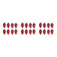 thumbnail image 4 of relayinert 8pieces Tree Decoration Eye-catching Pine Cone Decorations For Festive Red 3Set, 4 of 6