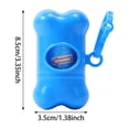 thumbnail image 2 of Bone Shaped Pet Waste Bag Dispenser Portable Outdoor Dog Poop Pick Up Holder with Garbage Organizer, 2 of 6