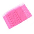 thumbnail image 3 of 100pcs Double Head Disposable Swab Fiber Buds Plastic Sticks Eyebrow Eyelash Make Up Tools, 3 of 8