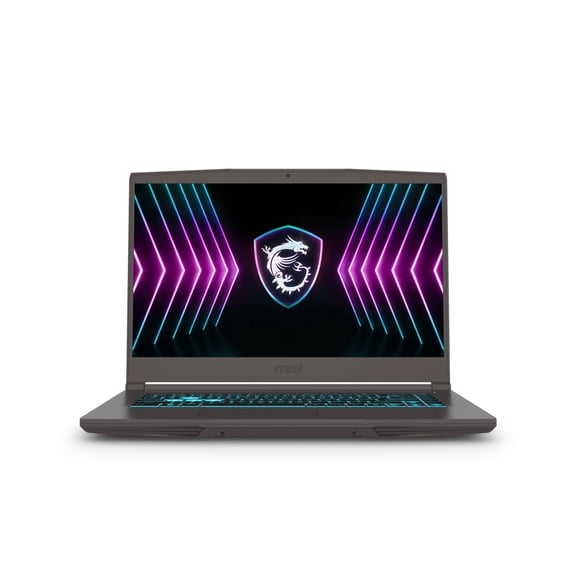 Portable de jeu MSI Thin 15 B2RX 15,6 po FHD 144 Hz, Intel® Core™ 7, RTX™ 4050, 16 Go mémoire, SSD 1 TB, gris cosmique