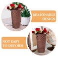 thumbnail image 2 of Minkissy 2Pcs Metal Flower Planter Iron Flower Barrel Coffee Home Decoration Adults, 2 of 7