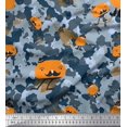 thumbnail image 1 of Soimoi polyester Crepe Fabric Cartoon & Camouflage Print Fabric by the Yard 52 Inch Wide, 1 of 3
