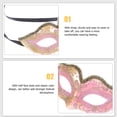thumbnail image 2 of Halloween Party Mask Kids Carnival Mask Masquerade Mask Prop Half Face Mask, 2 of 5