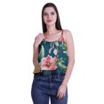 thumbnail image 1 of Moomaya Printed Womens Spaghetti Strap Crop Top Cami Summer Tops, 1 of 5
