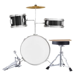 Convient pour les enfants âgés de 3 à 6 ans, batterie de rock, jazz, instrument de musique, rythme, batterie double face (rose