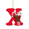 thumbnail image 2 of Vaidha 26 Letters Christmas Tree Decoration Pendant Christmas Tree Ornaments Personalized DIY Christmas Ornaments Christmas Decoration Xmas Tree Hanging Decor, 2 of 3