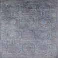 thumbnail image 1 of Ahgly Company Indoor Square Mid-Century Modern Dark Gray Oriental Area Rugs, 7' Square, 1 of 6