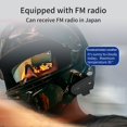 thumbnail image 3 of Casque de Moto Casque Compatible Bluetooth Casque Musical Casque Étanche, 3 of 9