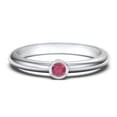 thumbnail image 1 of Classic Bezel Set Birthstone Ring - Ruby (July), 1 of 4
