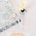 thumbnail image 4 of Mocassi 3-Piece Duvet Set, Paisley Design, Comforter Cover with Corner Ties & Button Closure, King/California King, Navy Blue, 4 of 5