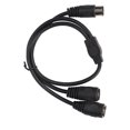 thumbnail image 2 of DIN 5 Pin Male To 2 DIN 5 Pin Female Cable, DIN 5 Pin Adapter Cable Plug And Play 1.6ft Double Shielding Explosion Proof Accurate Soft  For Speaker, 2 of 8
