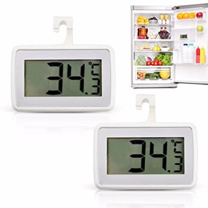 letairis 2pack/lot Accurate Room Thermometer Fast Read Easy-to Waterproof LCD Display Easy