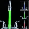 thumbnail image 3 of 7 Color LED Faucet Light Hydropower Water-Activated Multi-Color Changing Tap Light No Battery Required Easy Installation Adapter Included Fits Most Faucets Kitchen Bathroom Romantic, 3 of 7
