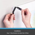 thumbnail image 4 of Kenney Manufacturing 273005 Supports de Rideau 0,62 Po, Noir Mat, 4 of 5